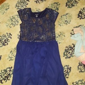 Navy blue dress
